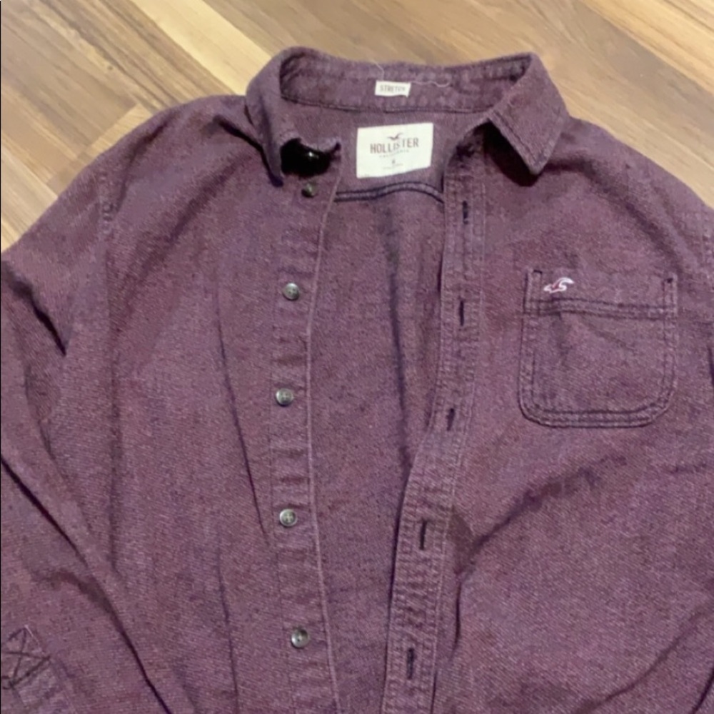 Hollister flannel long sleeve Medium